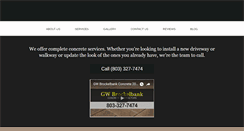 Desktop Screenshot of concretebygeorge.net